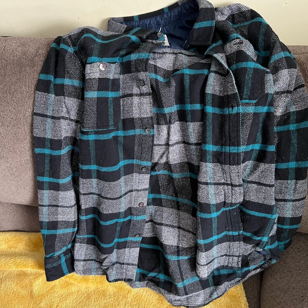 Modern Amusement Black and Gray Plaid Jacket